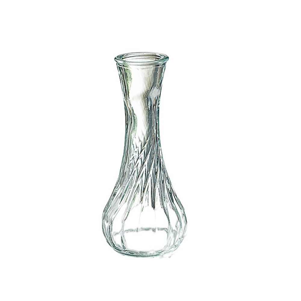 Стеклянная ваза для гидропоники с тиснением, мини-стеклянная ваза для цветочной композиции