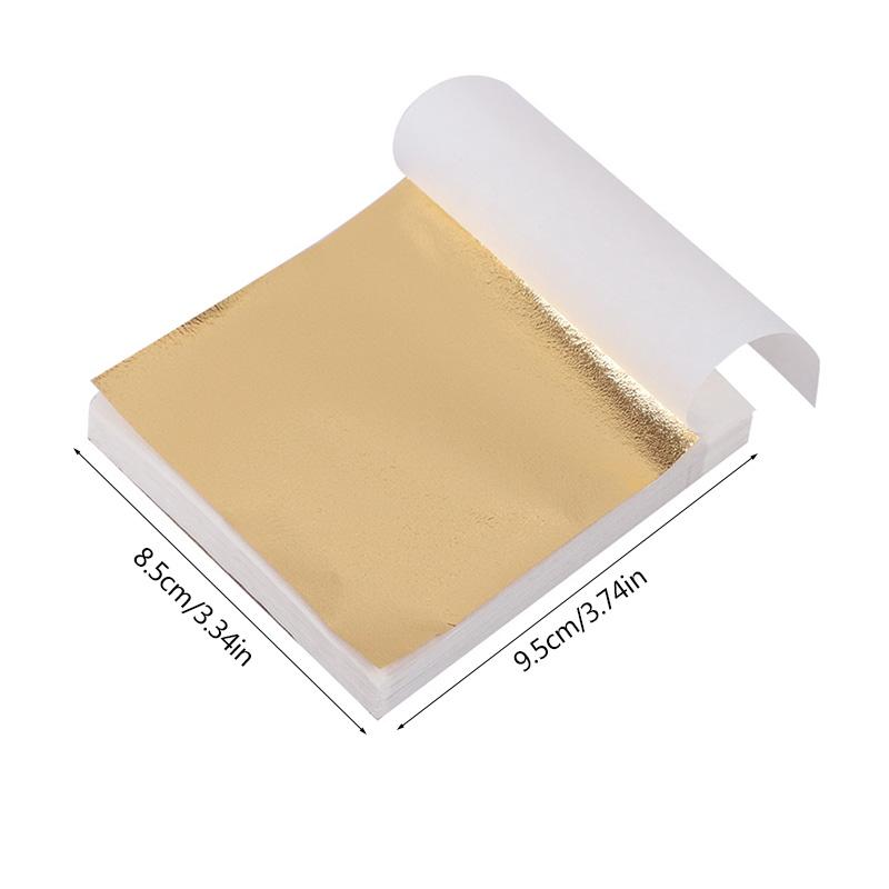 100 шт. Листы имитации золотой фольги для золочения мебельных линий, стен, поделок, украшения дома, подарка на свадьбу/вечеринку, для DIY-маникюра