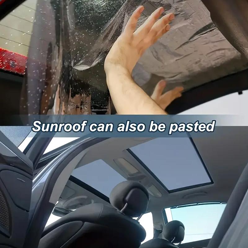 1M VLT79% Rainroof sunroof ppf protection film anti fouling TPU Car Skylight Ice Armor Blue Black Car Paint Protection Film