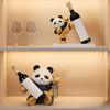 Panda Wine Rack Cute Animal Wine Stand Enhances Homes Aesthetic As Functional Decors Counter top Wine Display