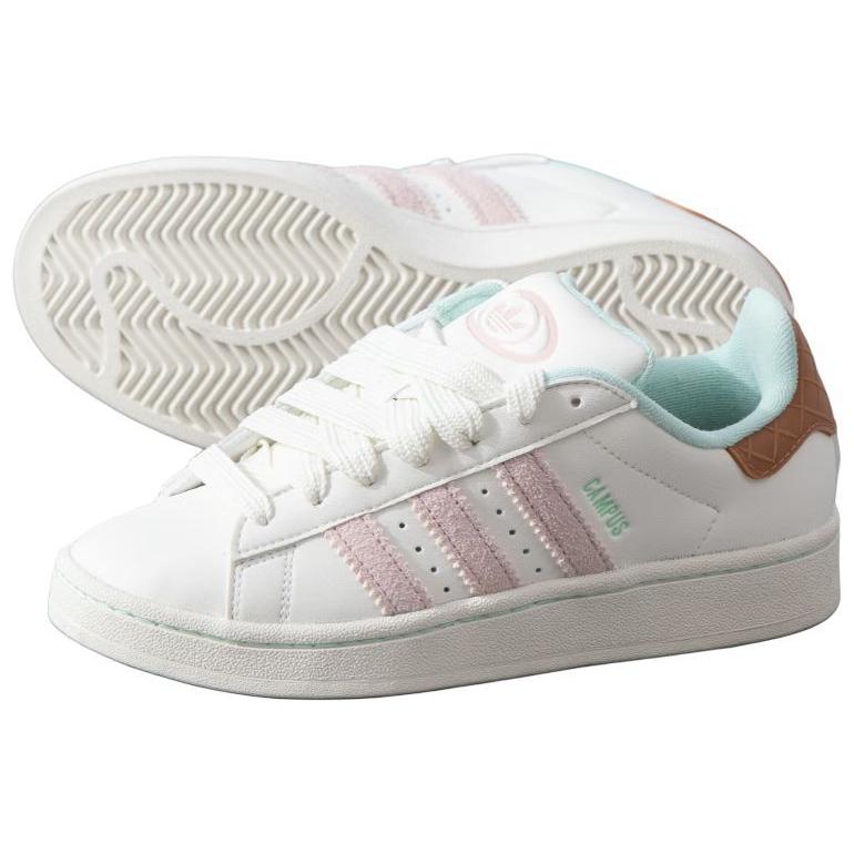 adidas Кроссовки женские Campus 00s Ice Cream, белые, песочно-розовые IH3281