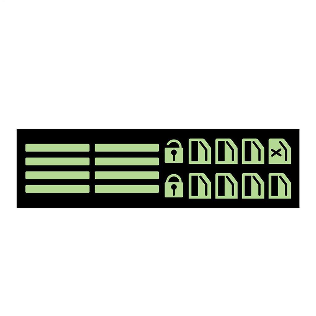 Car Luminous Button Sticker, Luminescent Sticker, Night Marker, High Visibility at Night, Luminescent Tape,