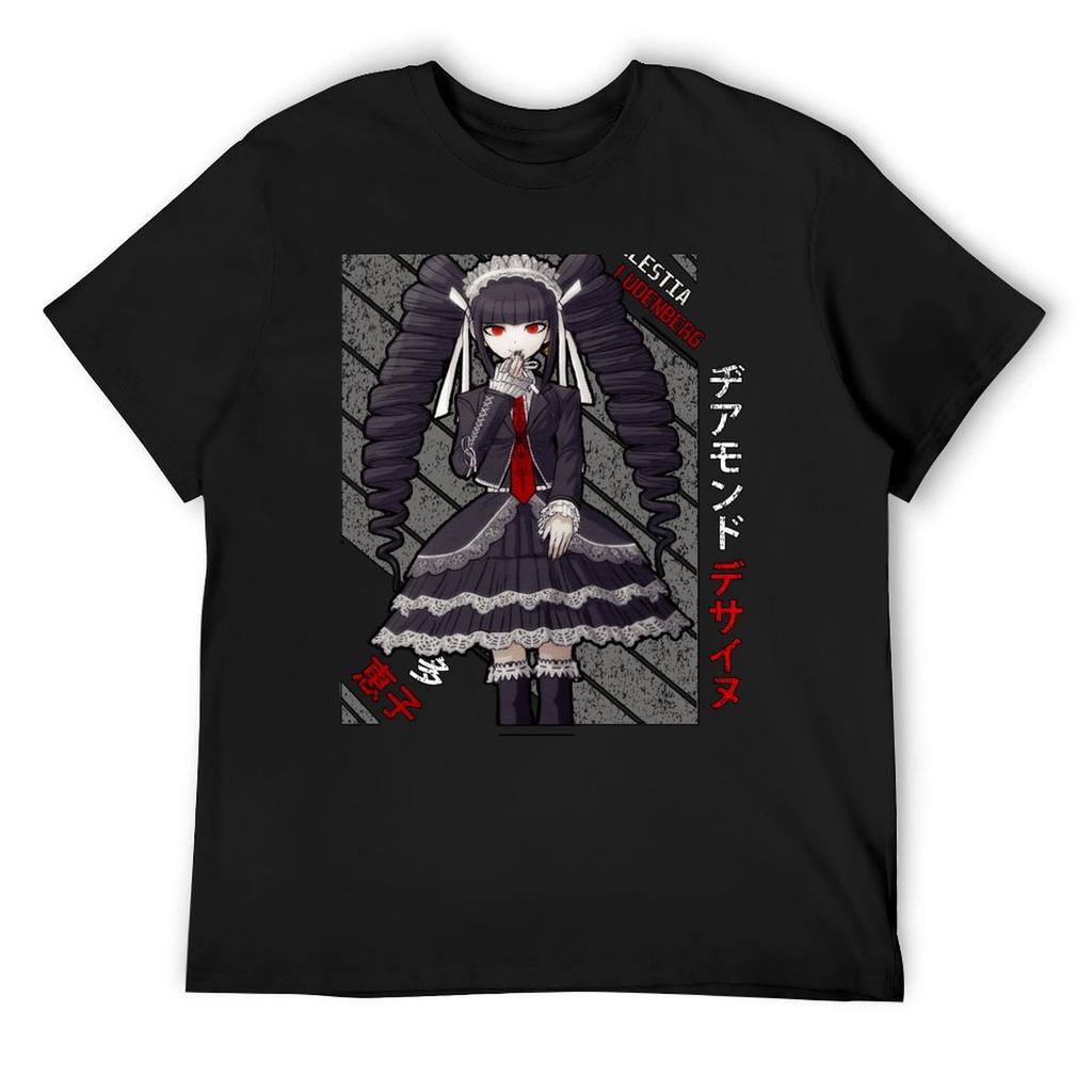 Celestia Ludenberg - DanganRonpa T-Shirt cotton man t-shirts tees vintage anime shirt plain white t shirts men