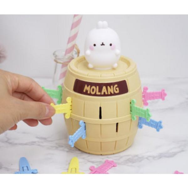 Мини настольная игра B&C Molang Roulette, разные цвета
