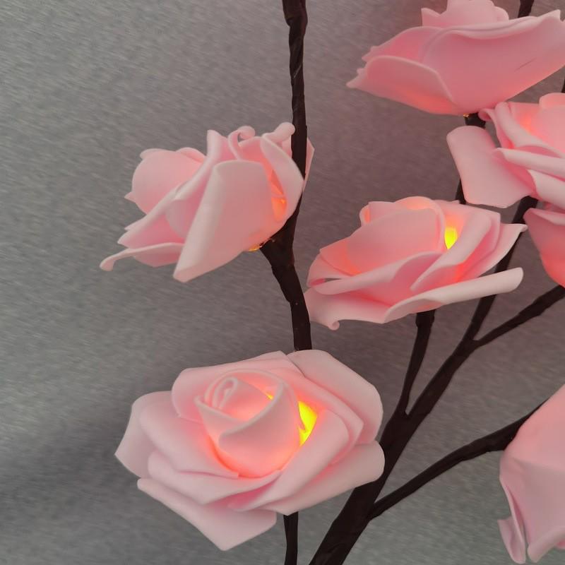 Светодиодная гирлянда-ветка и праздничные огни - Мигающий декор для комнаты и вазы