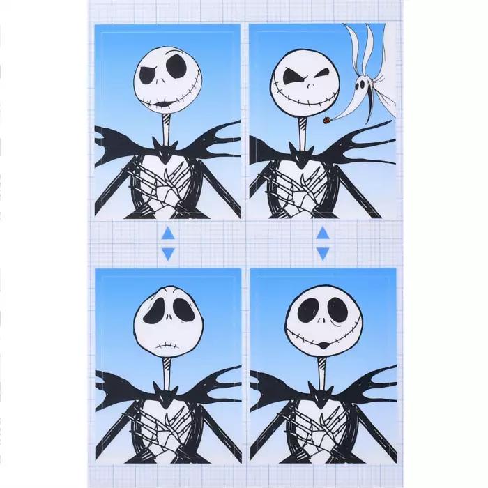 Disney J.Skellington Stickers and ID Photo Style The Nightmare Before Christmas