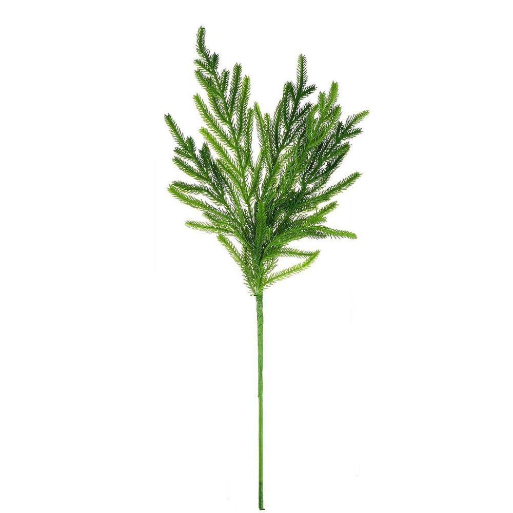 Пластиковые искусственные ветки норфолкской сосны DIY венок рождественская сосновая ветка рождественский