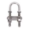 Marine U Shape Bolt Bow Eye 304 Stainless Steel Silver Rust Resistant Boat Yacht Hardware