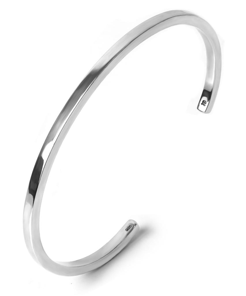 LION HEART LH for Gift Light Square 925 Bangle/Wristband Bangle/Silver