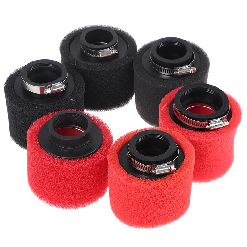 Straight Neck Foam Air Filter 30mm 39mm 40mm 42mm 46mm 50mm Sponge Cleaner Scooter Dirt Pit Bike Motorcycle Black/Red