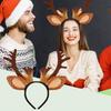 Reindeer Headband Adult Cute Realistic Deer Antlers Headband Animal Ears Headband For Cosplay Deer Costume Christmas Accessories