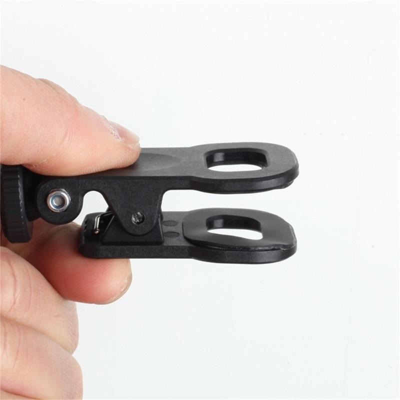 Portable 1/4 Screw Mount Fill Light Clip Compact Fill Light Clip Holder for Photography for Phones Tablets & Laptops
