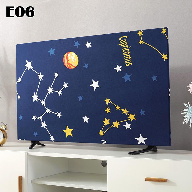 Пылезащитный чехол для телевизора Бытовое полотенце 32/43/50/55/65 дюймов Подвесной чехол для ЖК-телевизора Универсальный декоративный чехол для домашнего телевизора