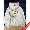 Korean Style Cute Embroidered Dog Hoodie for Women - Retro, Age-Reducing Fleece Jacket for Autumn/Winter