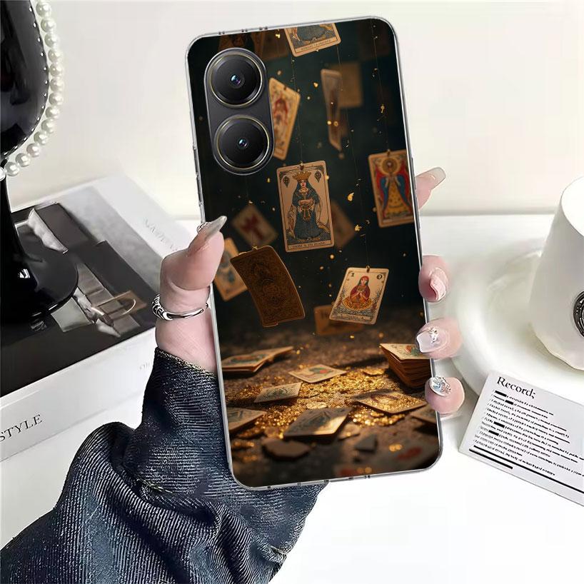 Мягкий чехол для телефона с картой Таро "Ведьма" для Xiaomi Redmi 15C 15 13C 13 Poco X5 X6 X7 F7 Ultra M7 12C 12 10 10C 9C 9A 9T 9 Fundas Poco X