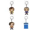 Брелок Funko Pop DW Doctors Keychain, фигурка Десятого Доктора, Одиннадцатого Доктора, Двенадцатого Доктора, TARDIS, виниловая фигурка для ключей.