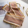 Silk Ribbon Scarf Satin Headkerchief Luxury Long Hair Hand Design Fashion Print Wrist Foulard Bandana Neck Tie Scarves 