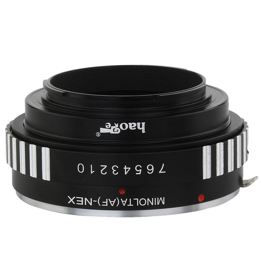 Haoge Lens Mount Adapter for Sony Alpha A Type Minolta MAF AF Mount Lens To Sony NEX Cameras Including Alpha Alpha Vg20 NEX, NEX, NEX-5N, NEX-7,