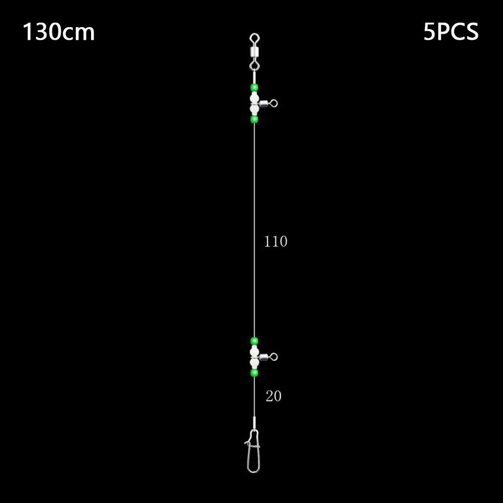 5pcs Snaps Fishing Leader Line Swivels Sinker Snap 2024 Pipe Balance Bracket