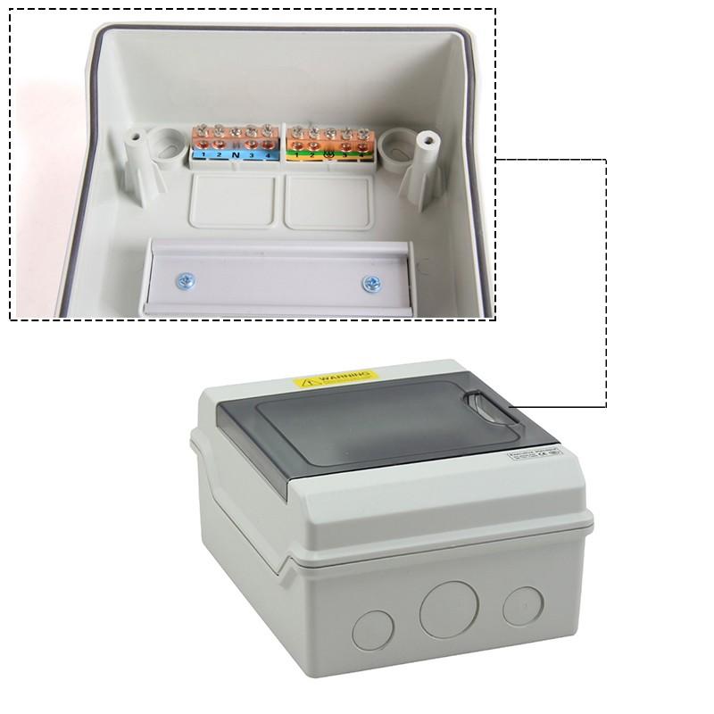 6-контактные клеммные колодки IP66 водонепроницаемый электрический распределительный корпус наружная распределительная коробка