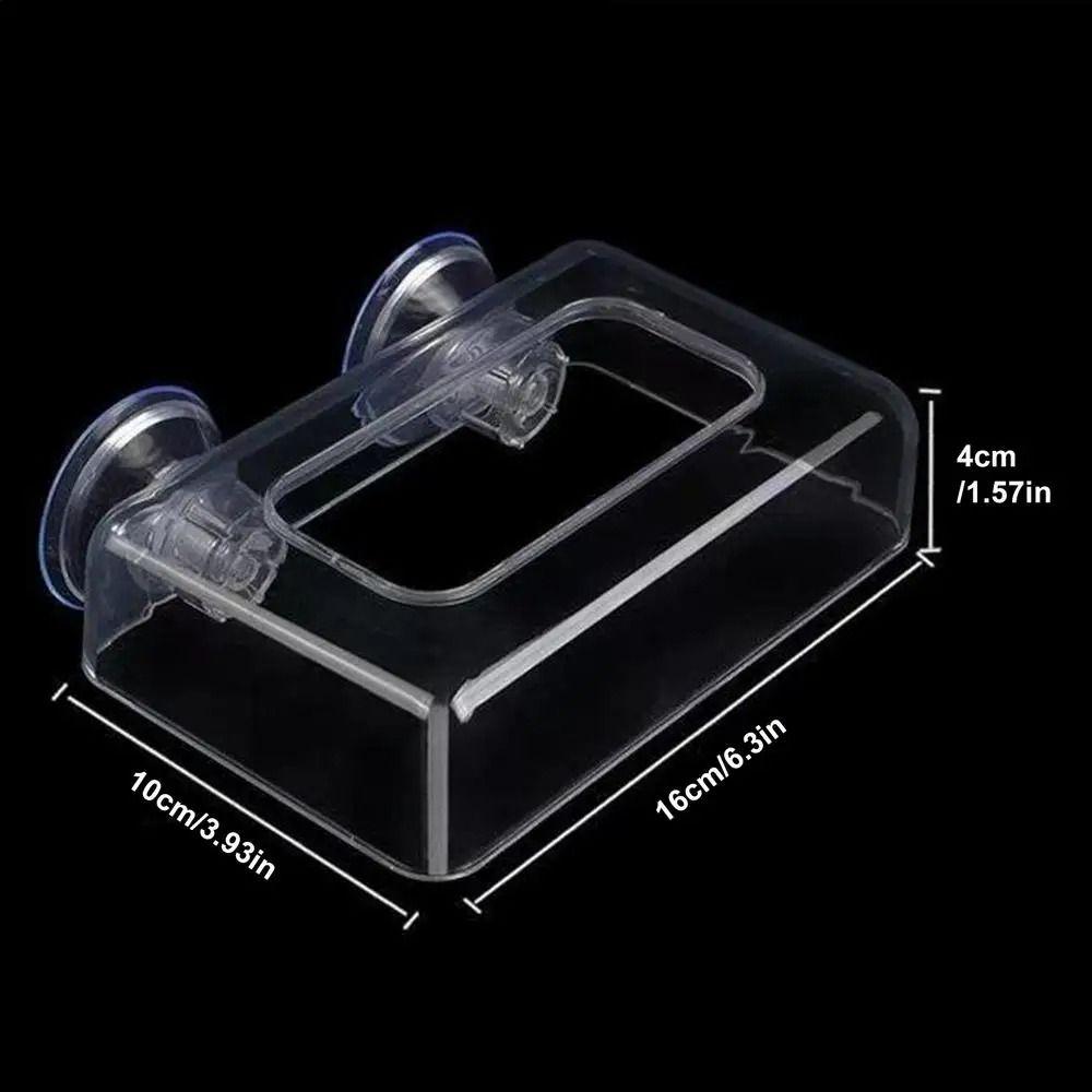 Акриловое кольцо для кормления аквариумных рыб, фиксированная плавающая кормушка-поднос для корма для мальков и креветок