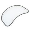 Motorcycle Oval Windshield Clear Front Windscreen Spoiler Air Wind Deflector Guard Shield Universal Fit Transparent