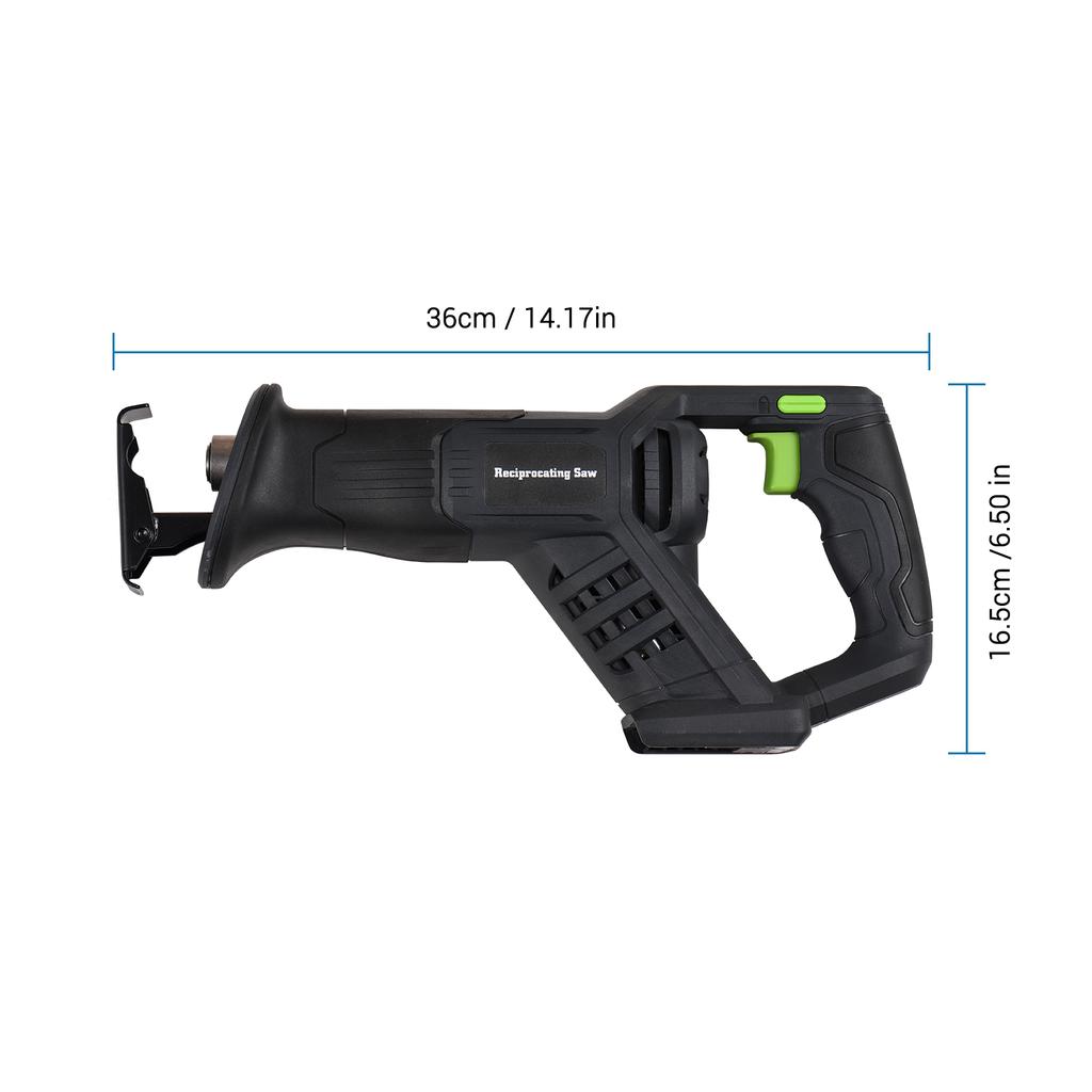 Аккумуляторная сабельная пила 20 В, ручная электрическая пила с переменной скоростью, 3000 об/мин, быстрая батарея 2,0 Ач