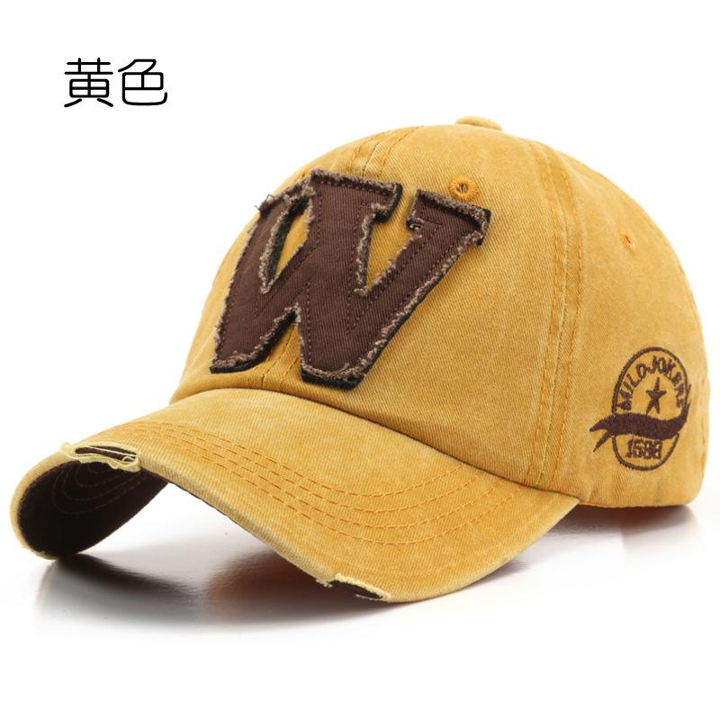 Женские и мужские бейсболки с вышитыми буквами W Snapback в стиле хип-хоп, регулируемая хлопковая кепка Gorras унисекс для отдыха на природе, повседневная мужская кепка для папы