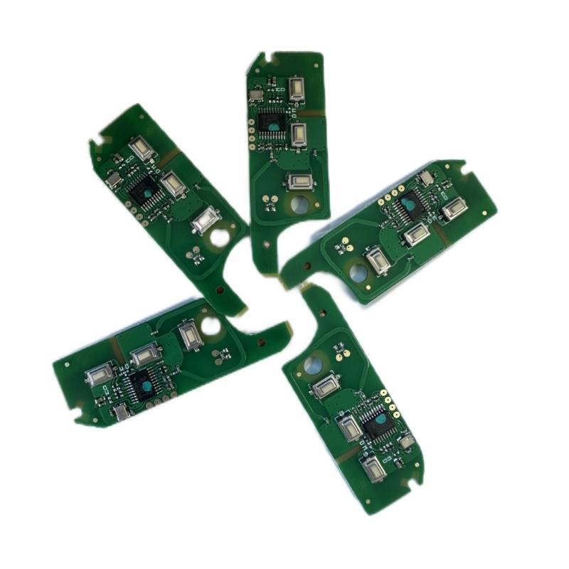 3 Button Remote Car Key Chip Spare Part Replacement ID64 Key Chip for 500 500L 433MHz Frequency Easy Installation