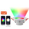 Умный светодиодный точечный светильник 10 Вт RGB Встраиваемый потолочный светильник Диммируемый Смена цвета Управление через Bluetooth-приложение Групповое управление Таймер HomeKit