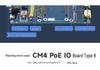 Плата расширения MicroSnow PoE Тип B для Raspberry Pi CM4 с двойными DSI/CSI, четырьмя USB и корпусом.