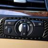 Наклейка на накладку фар из углеродного волокна, рамка переключателя BMW для X5 E70 X6 E71 X5 E60