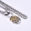Модное ожерелье из скандинавской нержавеющей стали с подвеской в ​​виде змеи, медведя, медведя, коготь, мужское путешествие
