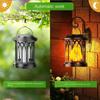 Outdoor Wall Lamp Garden Landscape Light Garden Decoration LED Solar Creative Simulation Flame Lamp with Clip IP65 Waterproof