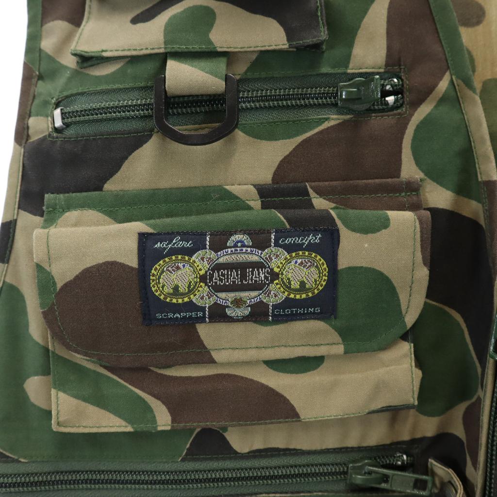 WINNING WAYS 80s Old Camouflage Best Men's Used
