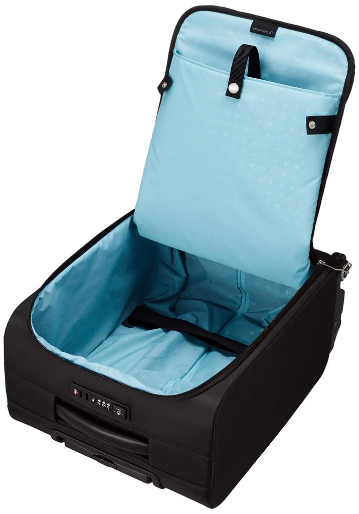 Proteca Maxpass 3TR Carry-On Suitcase, No. 12836, 20 Cm, 2 Kg, Black