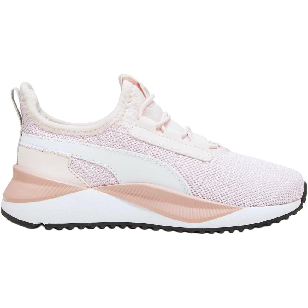 PUMA Pacer Easy Street Abrasion Resistant Breathable Lightweight Cushioning Low top Kids' Running Shoes Pink 384437-10