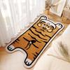 Dinosaur Cartoon Bedroom Carpet For Kids Rectangle Bedside Mats Children Bedroom Floor Rugs Non -Slip Lion Tiger Cat Floor Mats