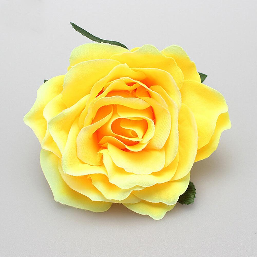 Rose Flower Hairpin Summer Beach Headdress Hawaii Flowers Hair Clips Bohe Bridal Flowers Hair Clips Barrette For Wedding