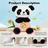 Breathing Soothing Panda,Panada Sound Machine with Lights and Music Sensory Plushies Panada Toy for Baby