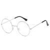 Korean Retro Round Frame Glasses: Japanese Metal Literary Style, Non-Prescription, Timeless Fashion