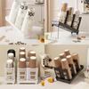 Disposable Cup Dispenser and Lid Storage Rack Cup Dispenser Cup Rack for Kitchen Bar or Break Room Organization
