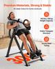Inversion Table, 136 kg Capacity Heavy Duty Back Inverter Stretcher, Inverted Table with Dual-Roller Locking, Decompression Tables for Shoulders,