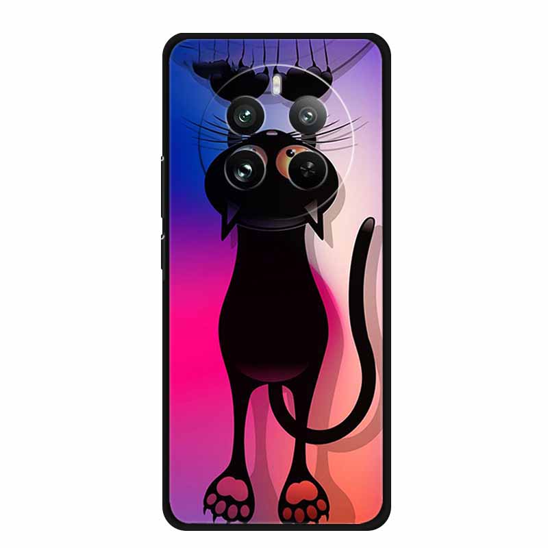 Чехол для Realme 12 4G 6.67" Роскошный Мягкий Силиконовый TPU Чехлы для Телефона Задняя Крышка для Realme12 4G Ударопрочный Милый Красивый Бампер Чехол