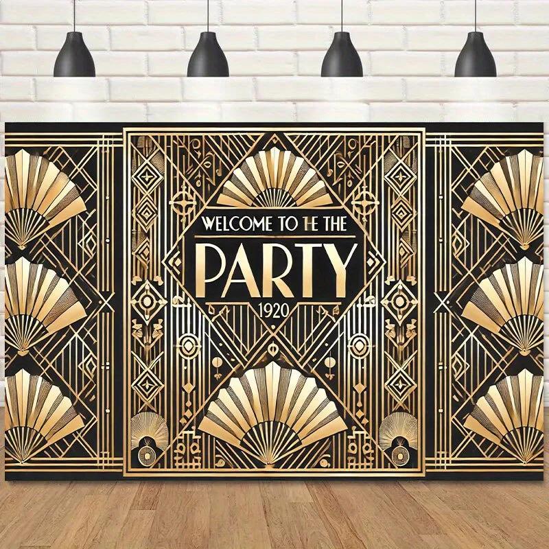2D flat banner - Luxury decorative art poster, 8.0ft x 6.0ft - Multi-functional polyester background fabric, yzb