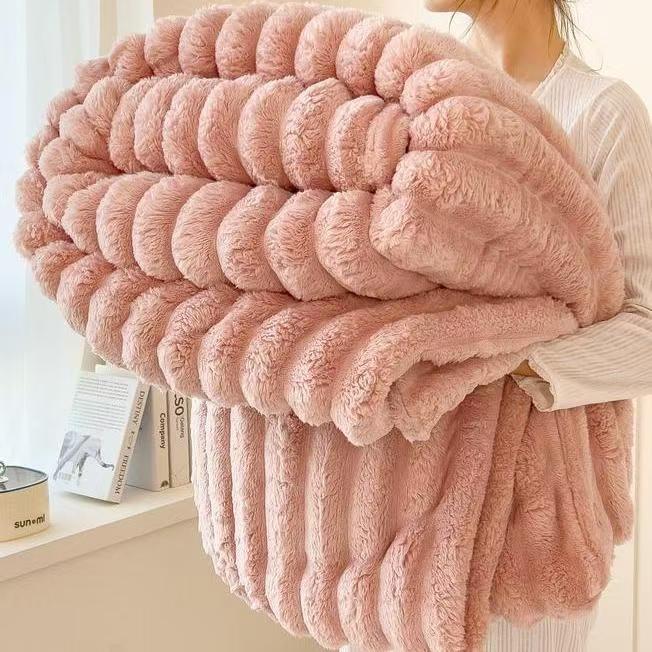 Winter Plush Elastic Fitted Sheet Double Bed Sheet Soft Warm Velvet Bedspread Mattress Cover Bed Linen Protector Twin Queen King