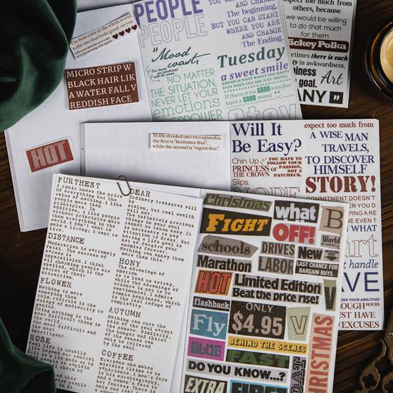 20 шт. винтажная бумага для скрапбукинга, винтажные принадлежности для журналов, ежедневные планировщики для рукоделия, эстетический декор комнаты, декупаж, стационарные художественные коллажи