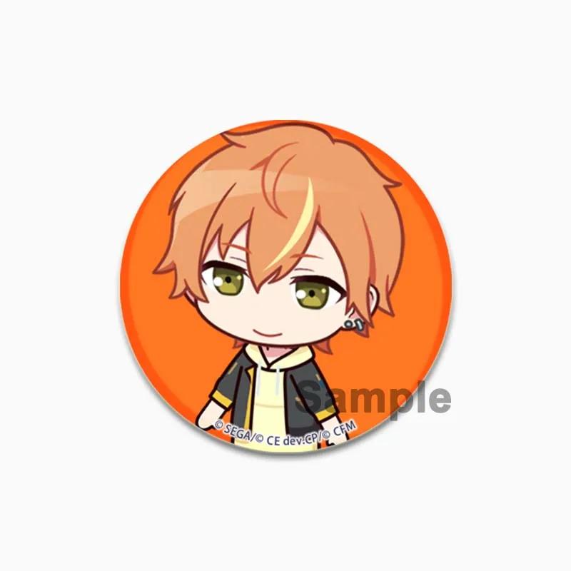 32/44/58mm Hatsune Miku Brooches On Backpack Cosplay Cartoon Badge Saki Tenma Honami Mochizuki Enamel Pins Accessories Gift Jewelry