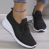 Fashion Breathable Mesh Wedge Sneakers for Women Comfortable Soft Sole Non Slip Walking Shoes Woman 2025 Fashion Slip On Casual Sneakers
