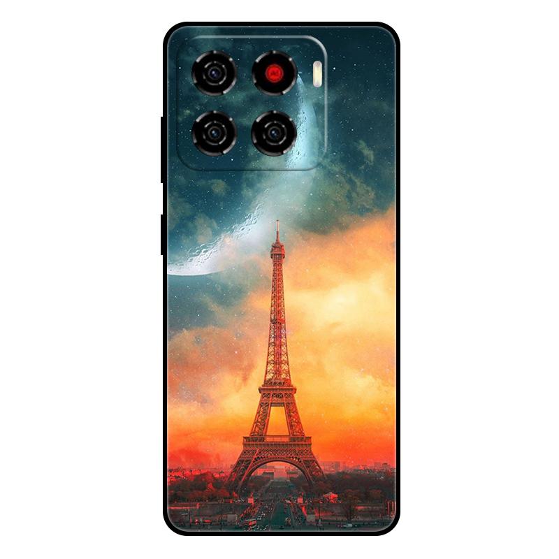 For ZTE Blade A56 4G Case Z2473 Silicone Luxury Space Soft Bumper for ZTE Blade A56 A 56 BladeA56 Phone Cover TPU Funda Shell